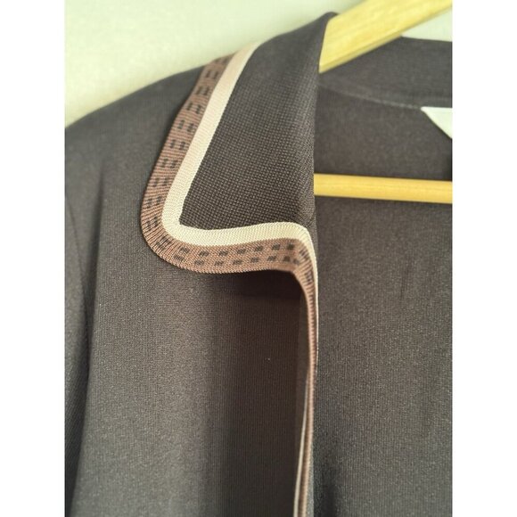 Exclusively Misook Womens Knit Jacket Cardigan Black Size XL Old Money Church - Picture 4 of 9